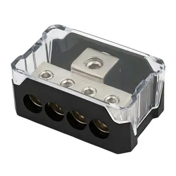 

2 SPDP-1044 Platinum Series 1/0 Gauge In to 4 Gauge Distribution Power Out Block U3M4