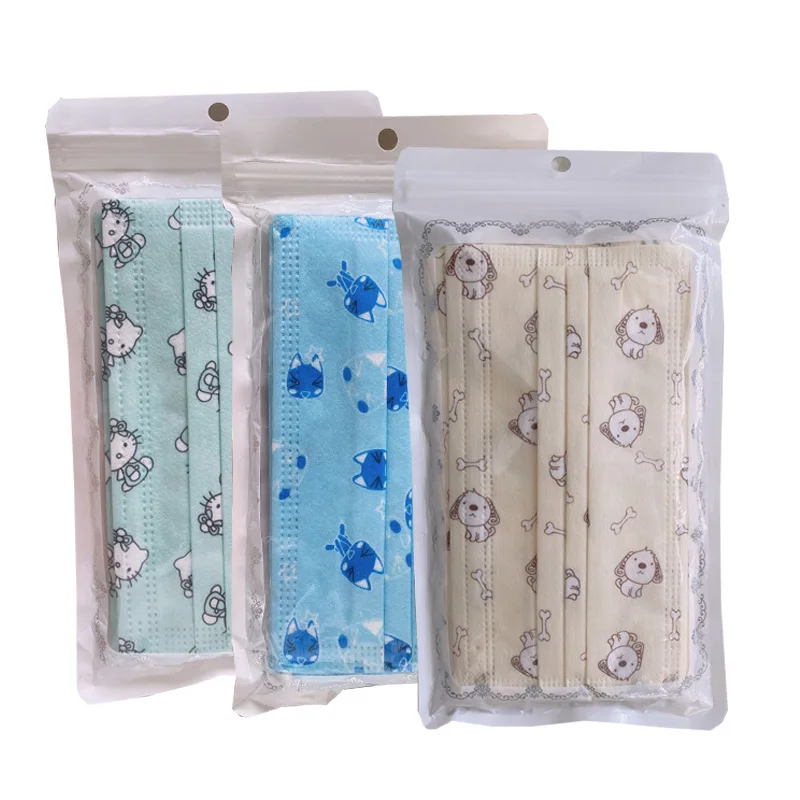 Moledodo 30/50pcs Disposable Adult Dust Mouth Mask Non-woven Pink Print Flower Mask Anti-pollution Disposable Mouth Mask 3