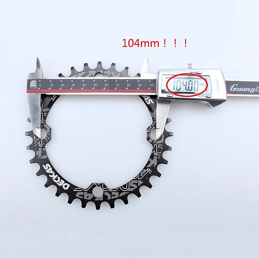 Deckas круглое узкое широкое кольцо для горного велосипеда MTB 104BCD 32T 34T 36T Запчасти