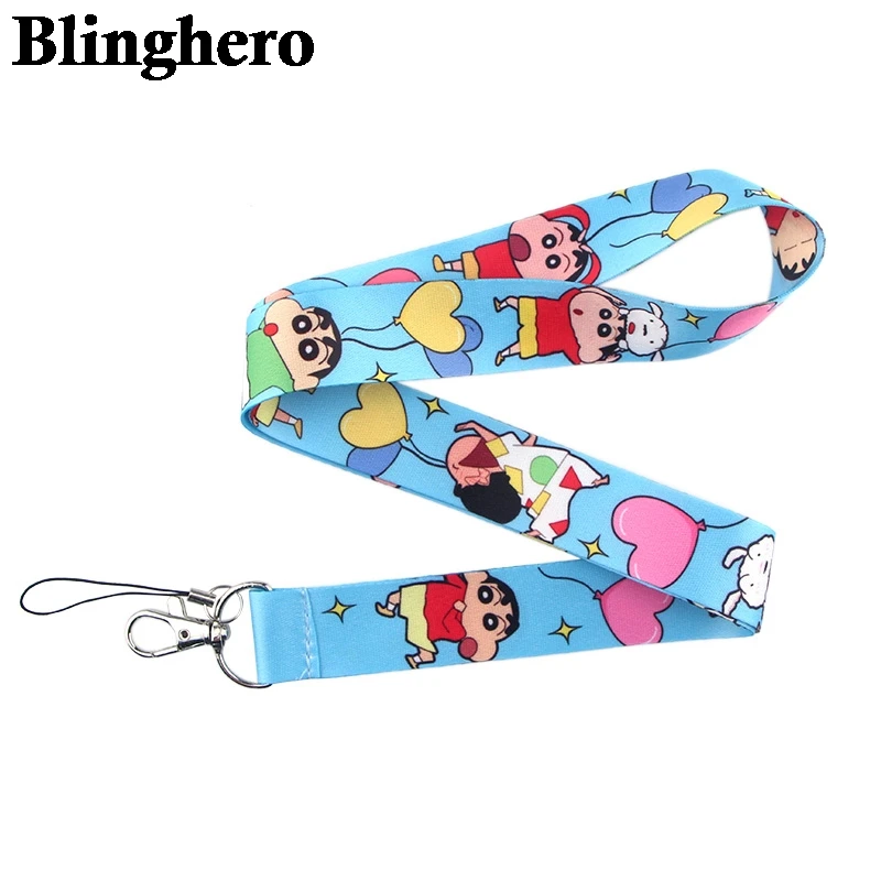 CA477 Crayon Shin-chan шейный ремешок для ключей, ID карты, телефонных ремешков, USB держатель Бейджа, Висячие веревки, Lanyards