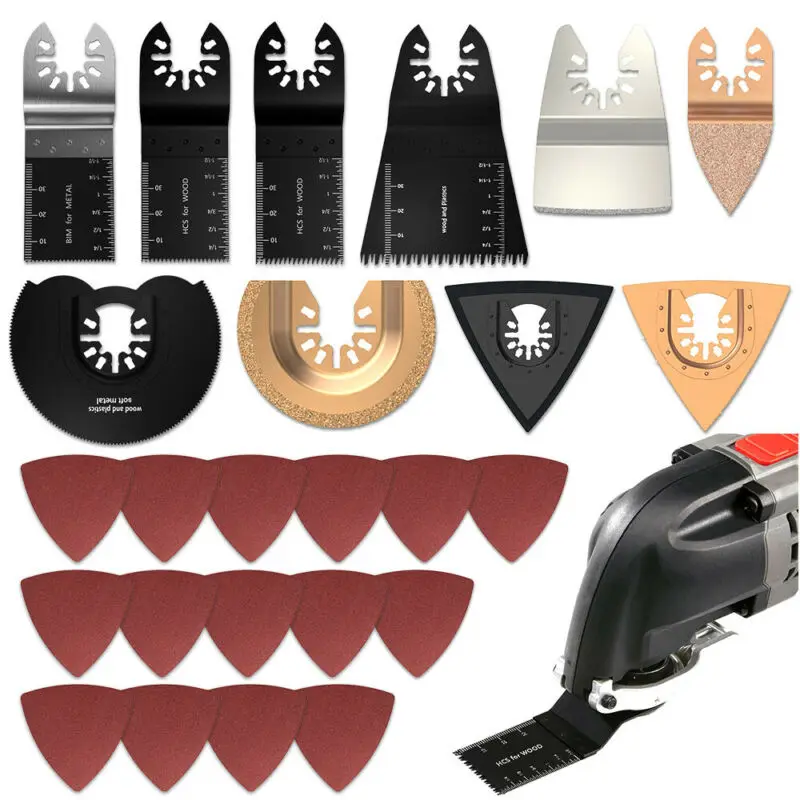 25 шт./компл. Осциллирующий пильного диска многофункциональный ящик для