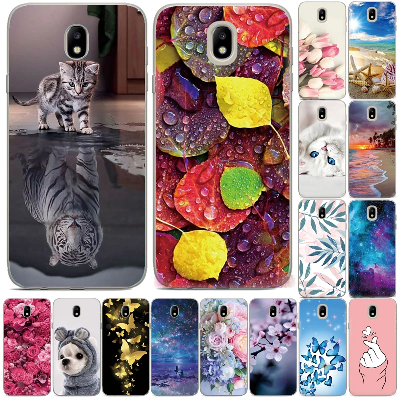 Funda suave de TPU para Samsung Galaxy J7 2017, Protector de teléfono de 5,5 pulgadas
