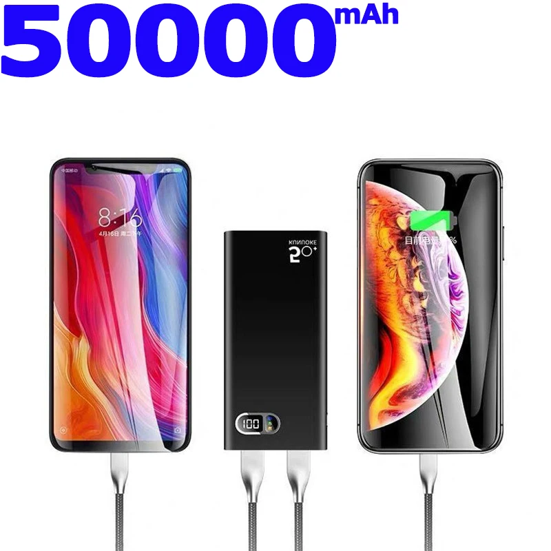 Портативное зарядное устройство с 2USB-портами для путешествий на открытом