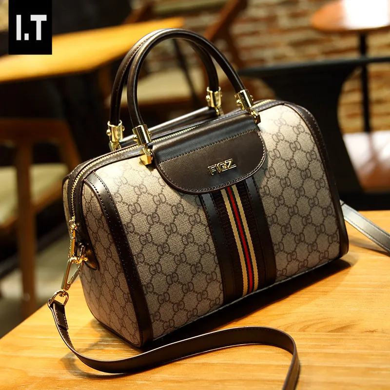 

WOMEN'S Leather Bags 2019 New Style Fashion Casual Crossbody Bag Pillow Bag Boston Bag Cowhide Handbag