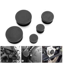 For KTM Adventure 1050/1090/1190/1290 Adventure Motorcycle Frames Caps Frame Hole Cover Accessories 5pcs Black