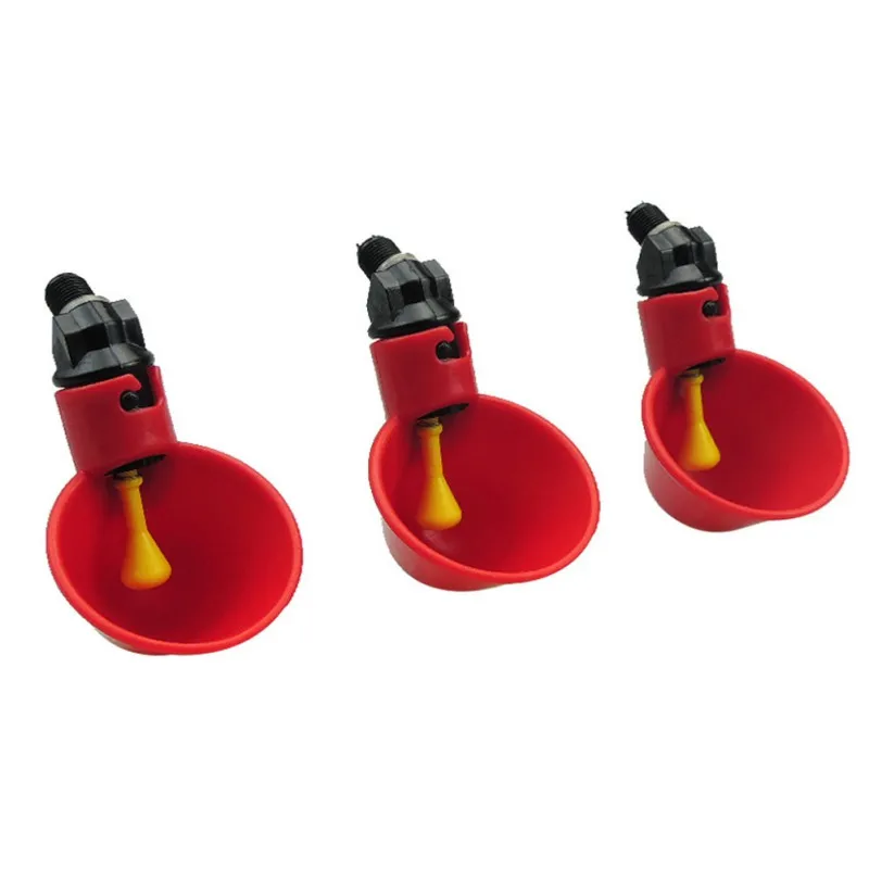 Automatic Bird Chicken Feeder Coop Feed Poultry Water Drinking Cups Waterer Chicken Drinkers Fowl Aviary Feed Cup Cook Bowl