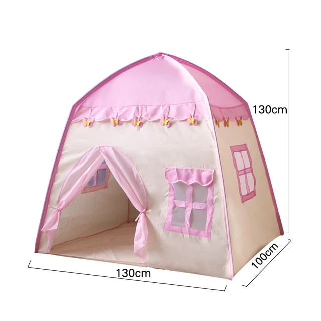 Children's Tent Play House Princess Castle Tent Children Game House Ocean Ball Pool Kids Photography Props Girl Room Decoration 6
