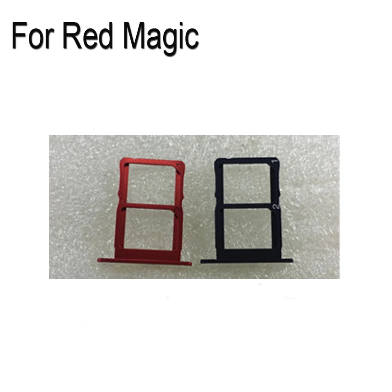 Vassoio Per Scheda Sim Argento Originale 100% Per Zte Nubia Red Magic Nx609J Vassoio Per Scheda Sd Supporto Per Scheda Sim Cassetto Per Scheda Sim Par