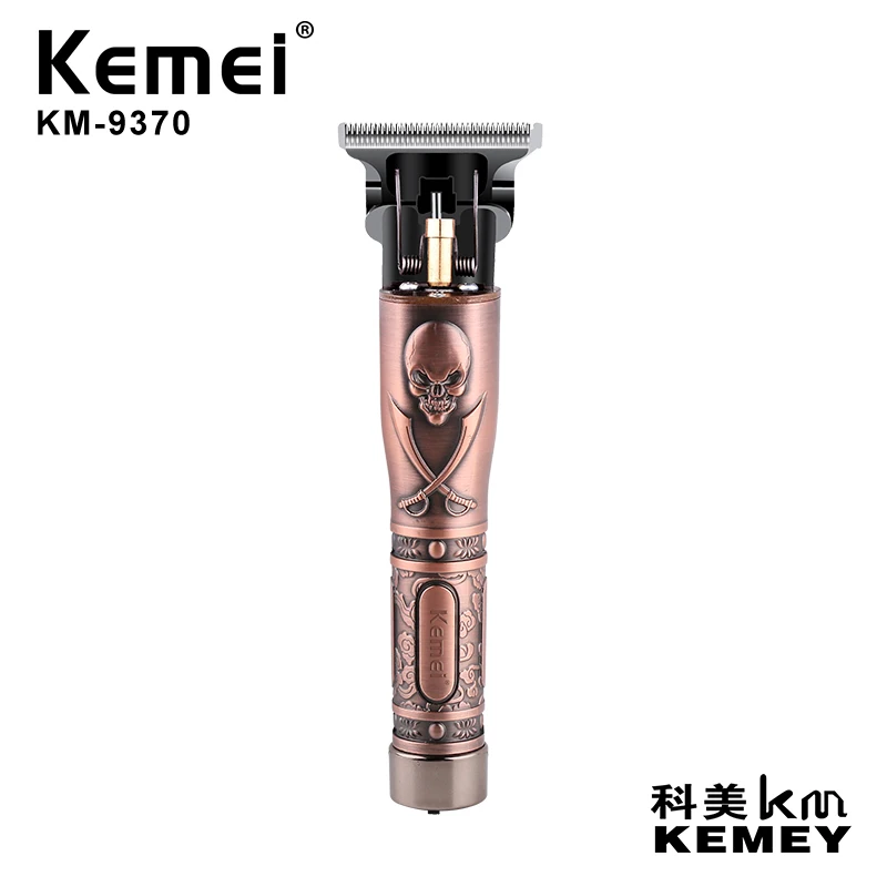 Беспроводная Машинка для стрижки волос Kemei T Blade мужчин машинка профессиональный триммер парикмахера