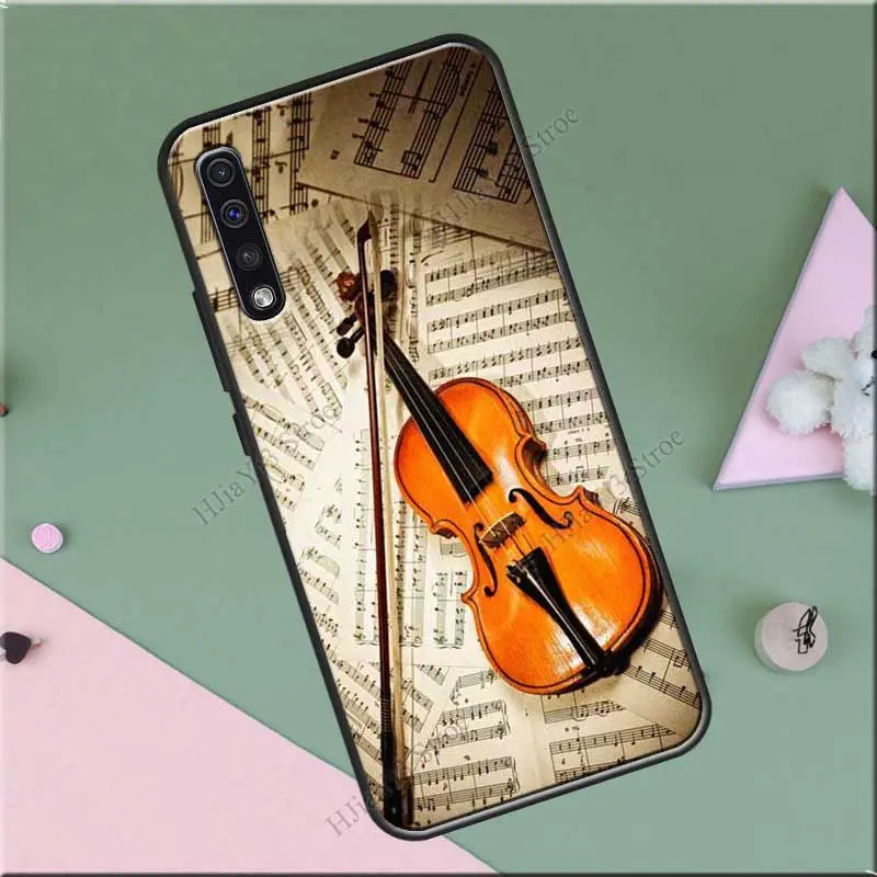 Elegant Wooden Violins Bow Sheet Music Case For Samsung Galaxy A51 A71 A70 A50 A40 A30S S8 S9 S10 Plus Note 10 S10e S20 Ultra Elegant Wooden Violins Bow Sheet Music Case For Samsung Galaxy A51 A71 A70 A50 A40 A30S S8 S9 S10 Plus Note 10 S10e S20 Ultra