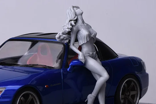 

1/24 Resin Model Building Kit Figure Female model