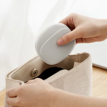 

Silicone Hold Case Round Portable Storage Carrying Hard Bag Box for Earphone Headphone Earbuds USB Cable Organizer