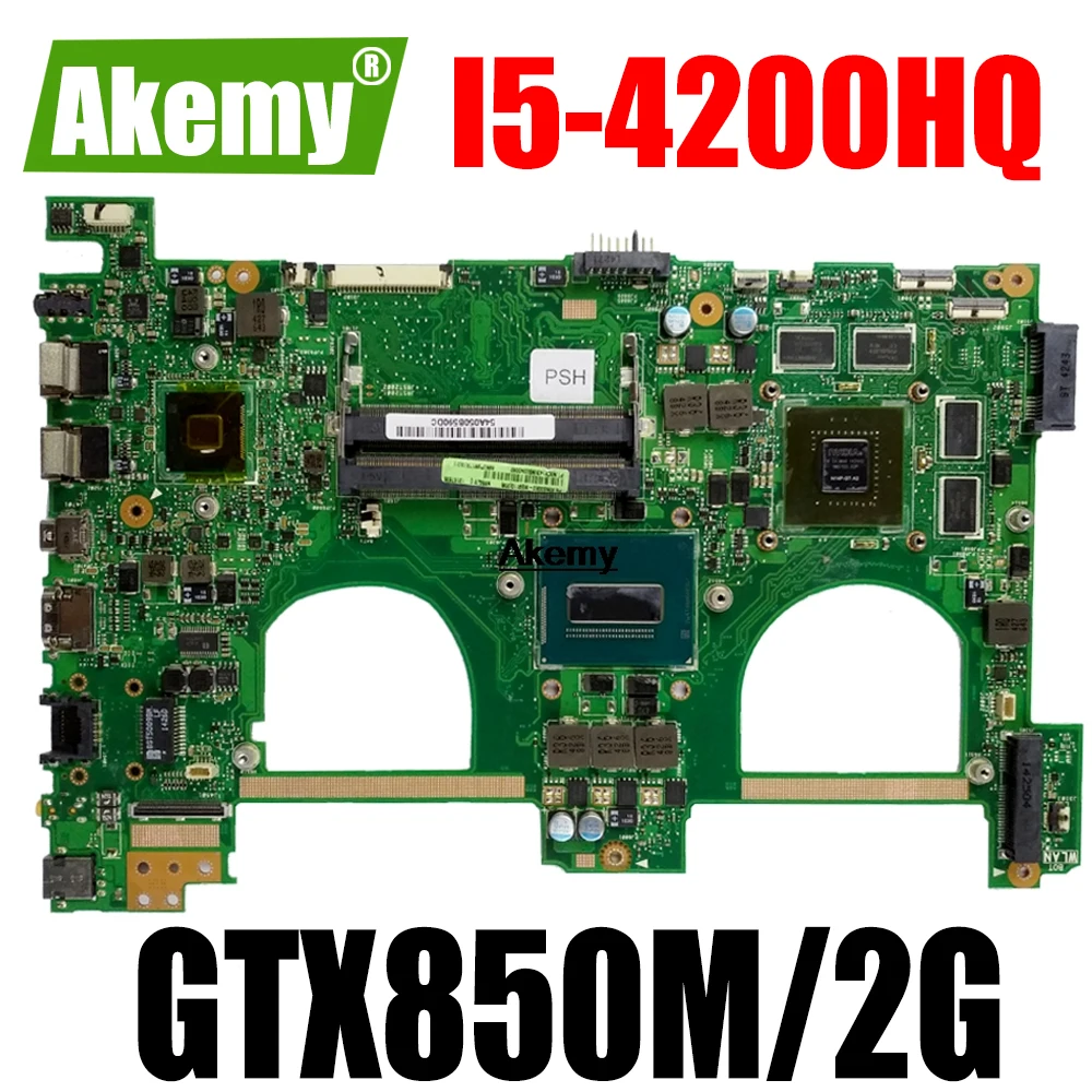 N550JV материнская плата для ноутбука For Asus VivoBook N550JK N550JX Q550JV G550JK оригинальная I5-4200HQ