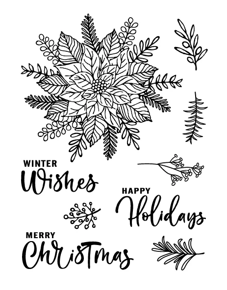 

flower Transparent Clear Stamps for DIY Scrapbooking/Card Making/Kids Christmas Fun Decoration Supplies