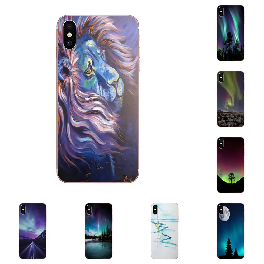 Aurora Borealis для LG G2 G3 G4 G5 G6 G7 K4 K7 K8 K10 K12 K40 Mini Plus Stylus ThinQ 2016 2017 2018 Мягкий ТПУ