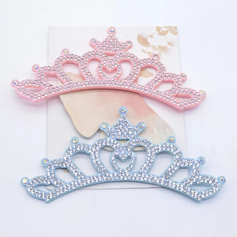 WEBEEDY 60 Pezzi Cristalli Strass A Forma Di Corona - Applicazioni Piatte Per Gioielli Fai Da Te E Decorazioni - 3