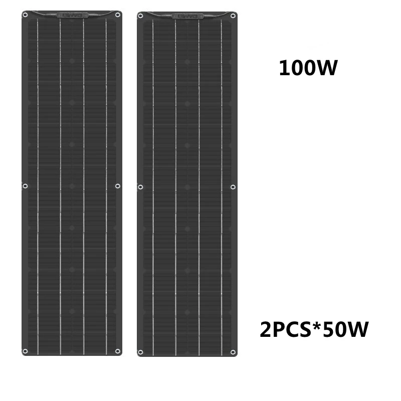 50Watt Monocrystalline Flexible Solar Panel Kit Just Solar Supplies