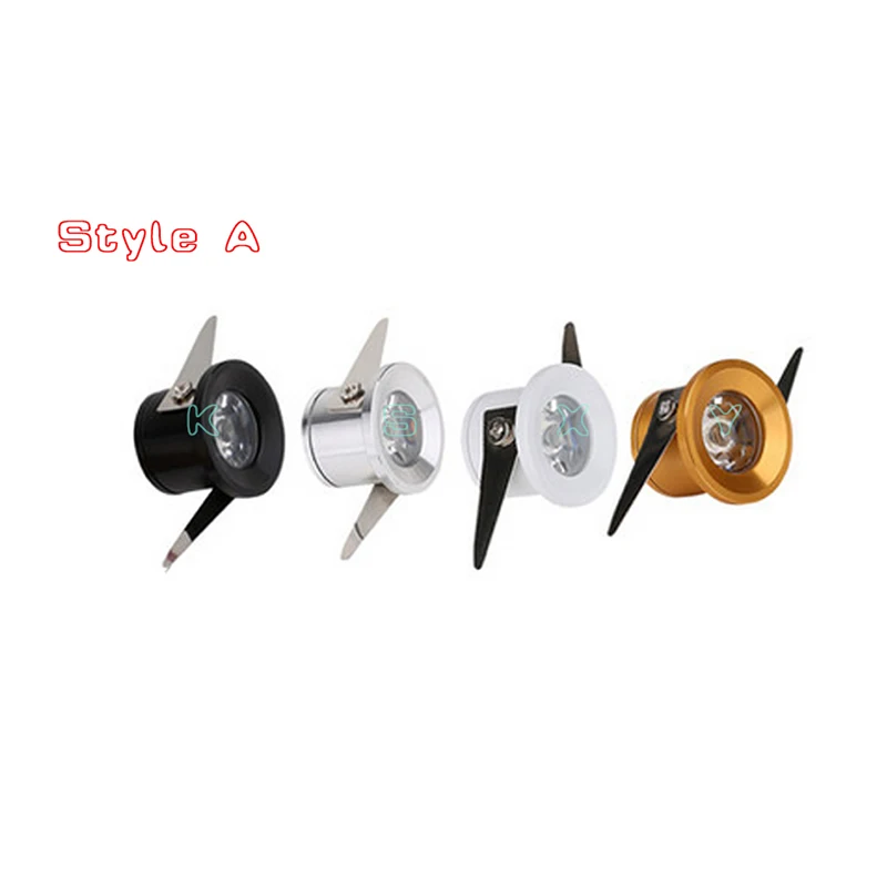 Led spotlight 1W 3W Led Cabinet Mini Spot Light 110V 220v Downlight 12v DC Jewelry Show Include Led Driver 4000K Ceiling Light Lamp