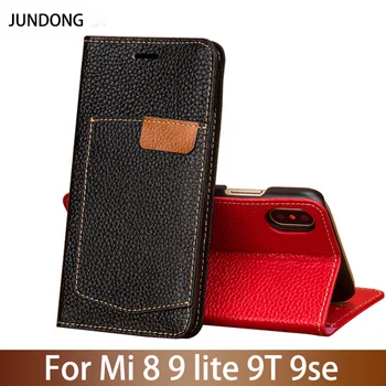 

Flip Phone Case For Xiaomi Mi 5s Plus 6 8 9 lite 9se 9T Pro Case Crocodile Texture Leather buckle Cover
