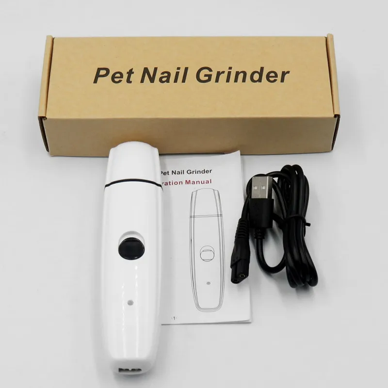  Rechargeable Pet Nails Clipper Painless Paws Grooming Tool Automatic Dogs Cats Nail Grinder Gentle 