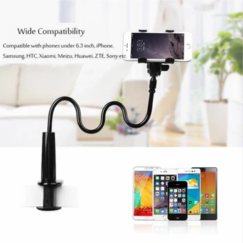 

360 degree Flexible Arm Table Pad Holder socket Stand Long Lazy People Bed Desktop Tablet Mount For Huaiwei for Xiaomi