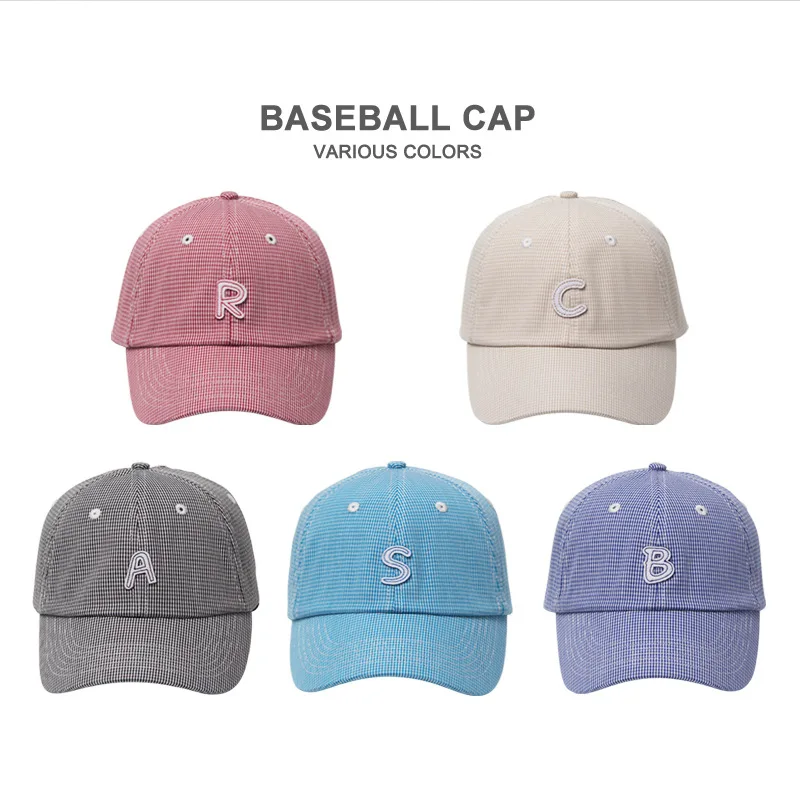10 шт./партия Высокое качество A B C S R буквы бейсболки женские для мужчин подростков дамы шляпа Хип Хоп Snapback хлопок