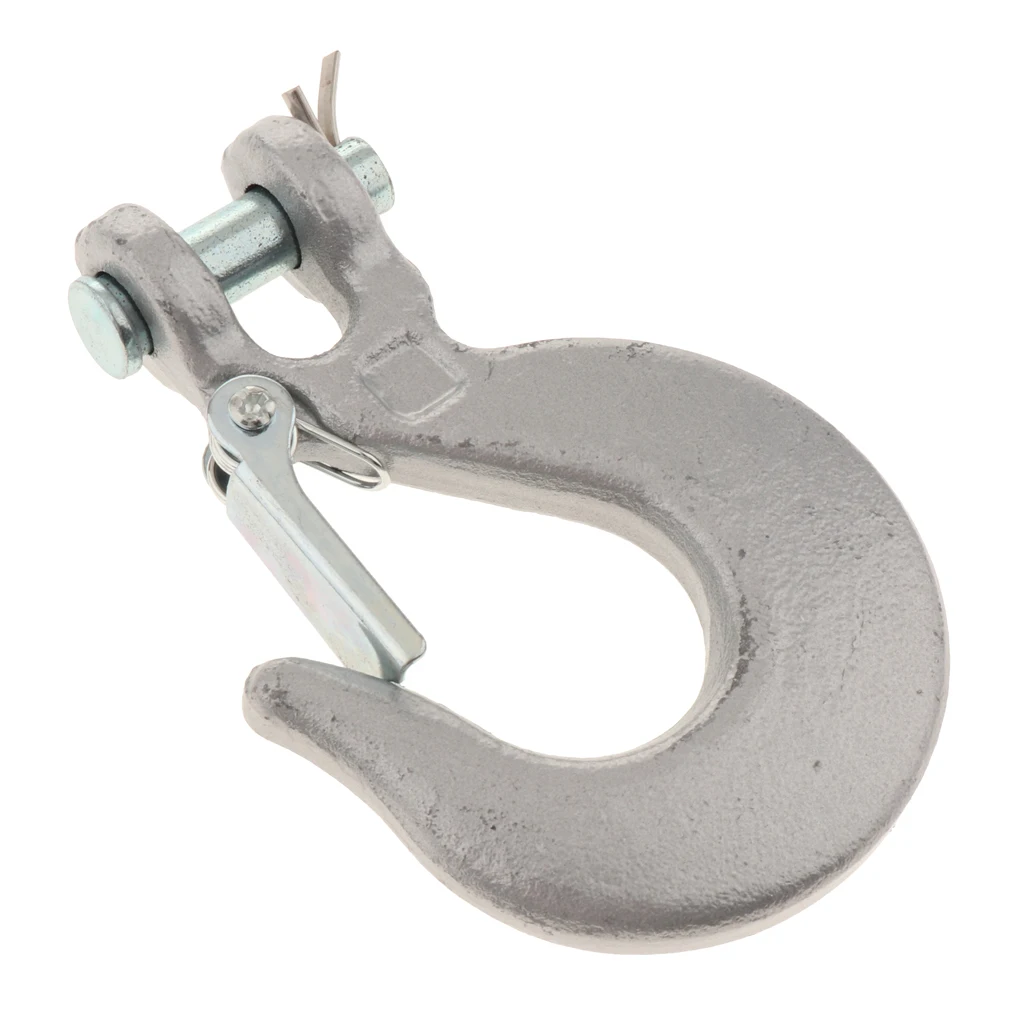 Портативная лебедка C-Hook 1/4 дюйма Серебряная полусоединенная крюк/защелка для ATV