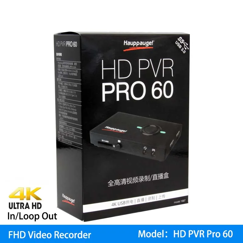 Портативный автономный видеорегистратор HD PVR Pro 1080p для Xbox One 360 PS4 PS3 и ПК игровая