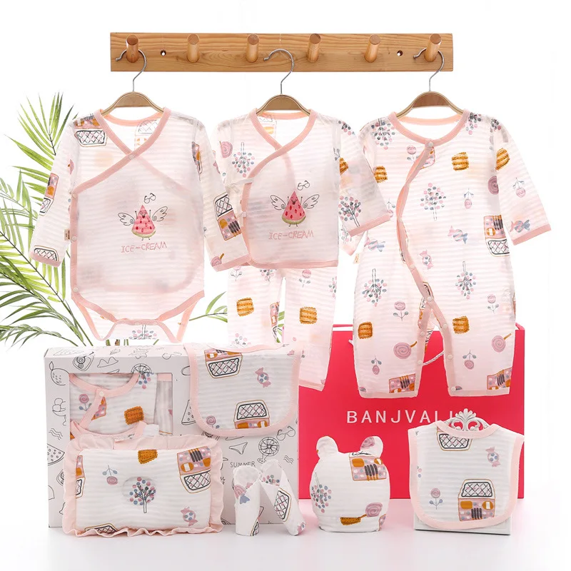 10 шт./лот детская одежда унисекс Новорожденные Мальчики и девочки roupas de bebes