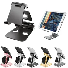 Алюминиевый сплав ударопрочный мобильный телефон противоскользящая настольная подставка регулируемый держатель кронштейн для iPhone