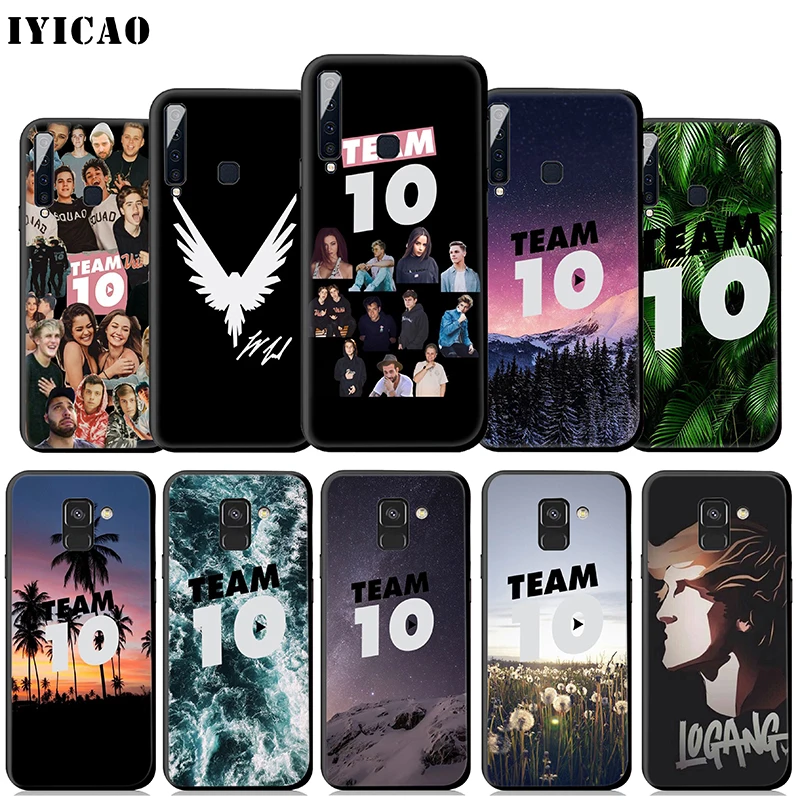 IYICAO 10 Jake Paul Soft Case for Samsung Galaxy A9 A7 A8 A6 Plus 2018 A3 A5 2017 2016 & J6 Cover |