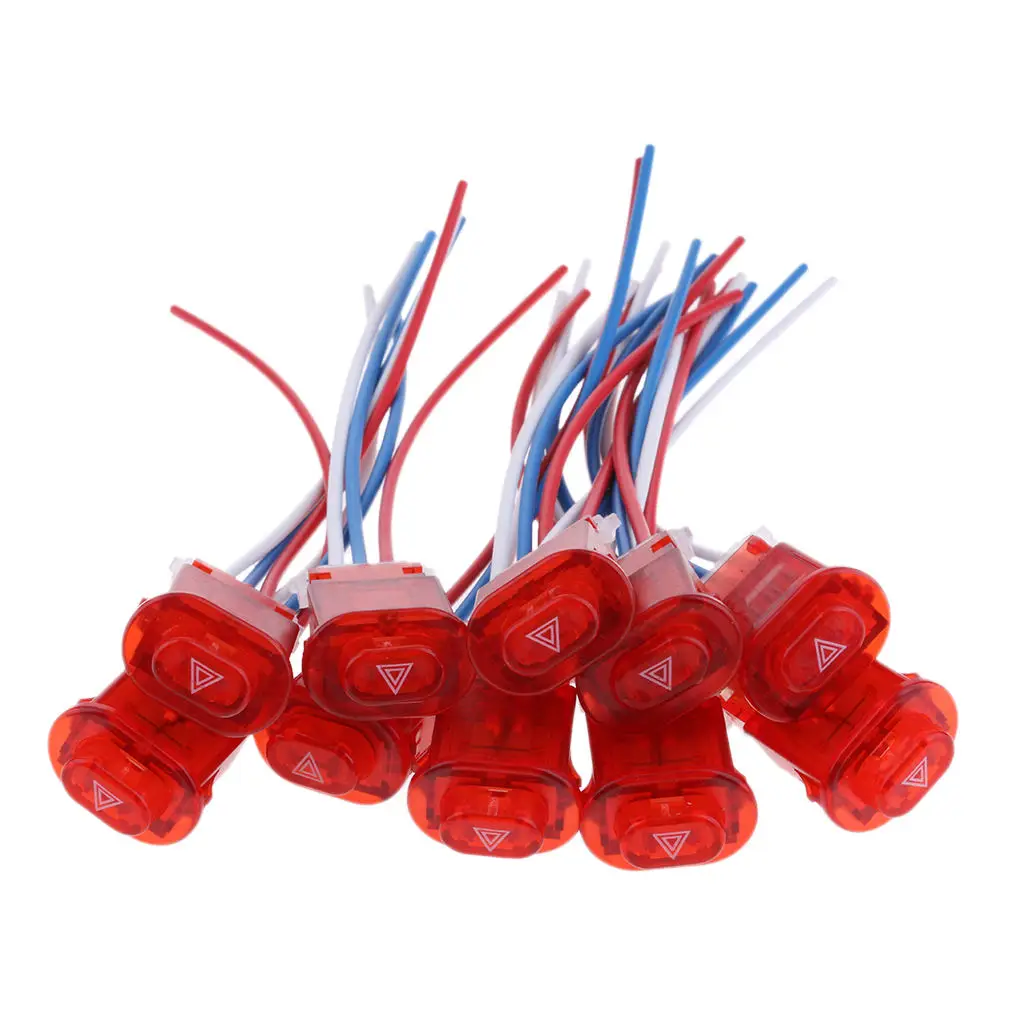 Motorcycle Hazard Light Knop Waarschuwing Signaal Flasher Schakelaar