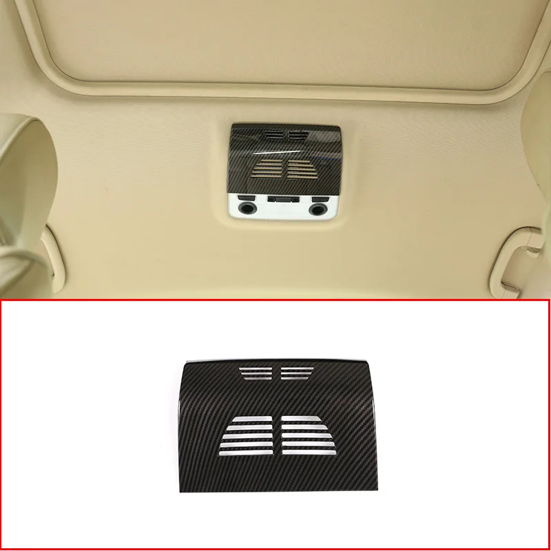 

Carbon Fiber Style ABS For BMW E90 3 Series 2005-2012 Car Rear Roof Reading Lamp Decoration Cover Trim Accessories