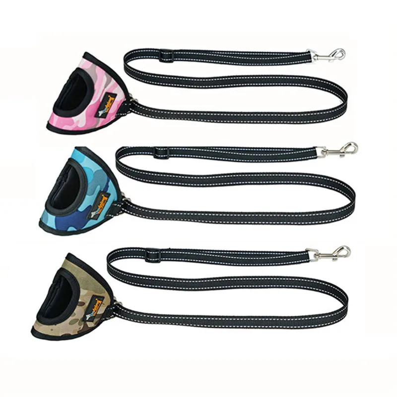 Adjustable Pets Supplies Leashes Hot Sale Reflective Strip Dog Leash Dog Leashes Glove Outdoor A