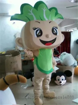 

Advertising cabbage Mascot Costume suits Adults Size Party dress Free Shipping
