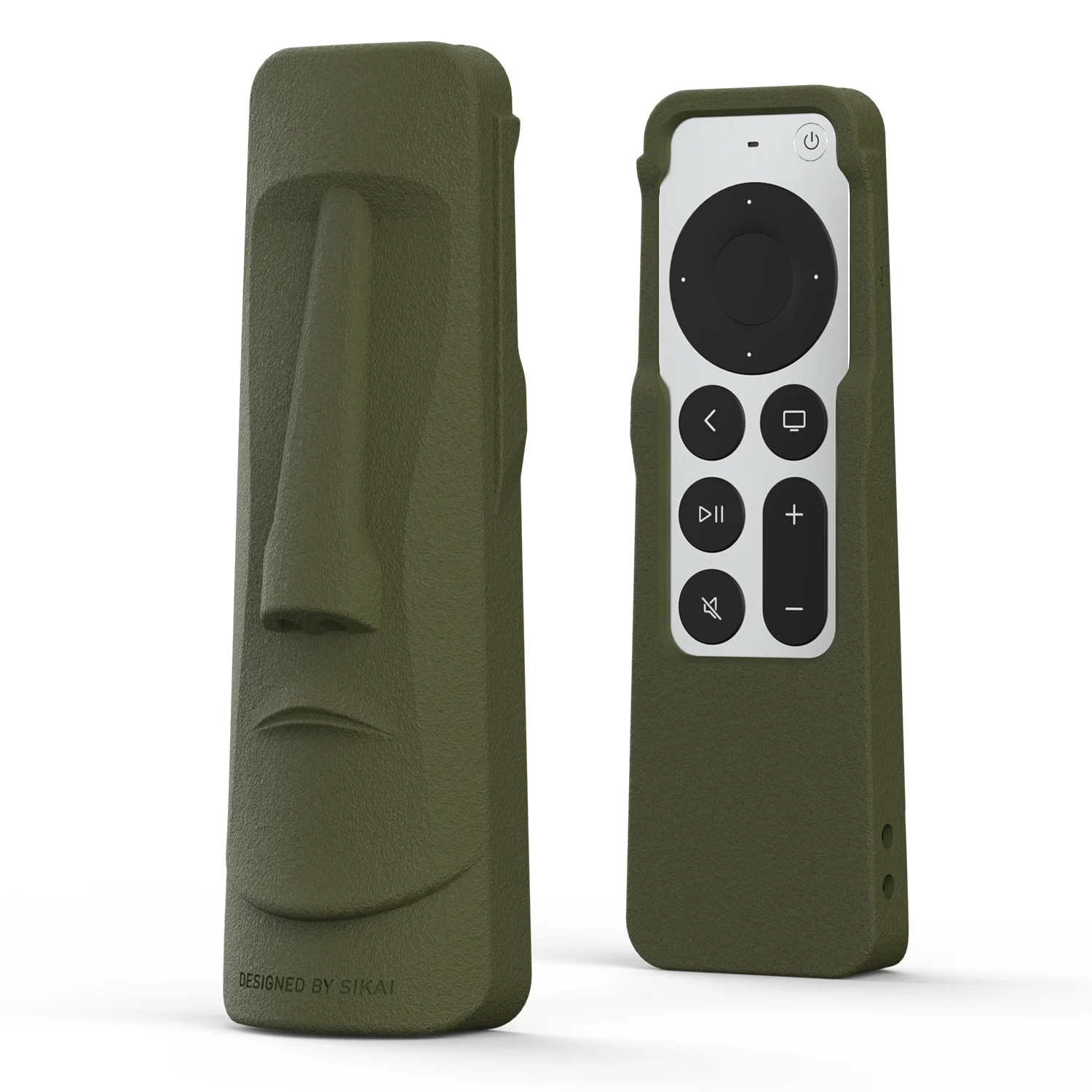 2022 New Silicone Case Protector Cover For Apple TV 4K Siri Remote Anti-slip Shockproof  Compatible with Airtags