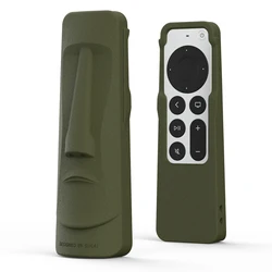 2022 New Silicone Case Protector Cover For Apple TV 4K Siri Remote Anti-slip Shockproof  Compatible with Airtags