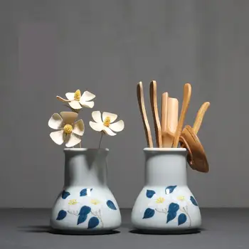 

Tea Storage Jar Kung Fu Tea Cans Flower Vase Tea Tools Stand Drinkware Holder