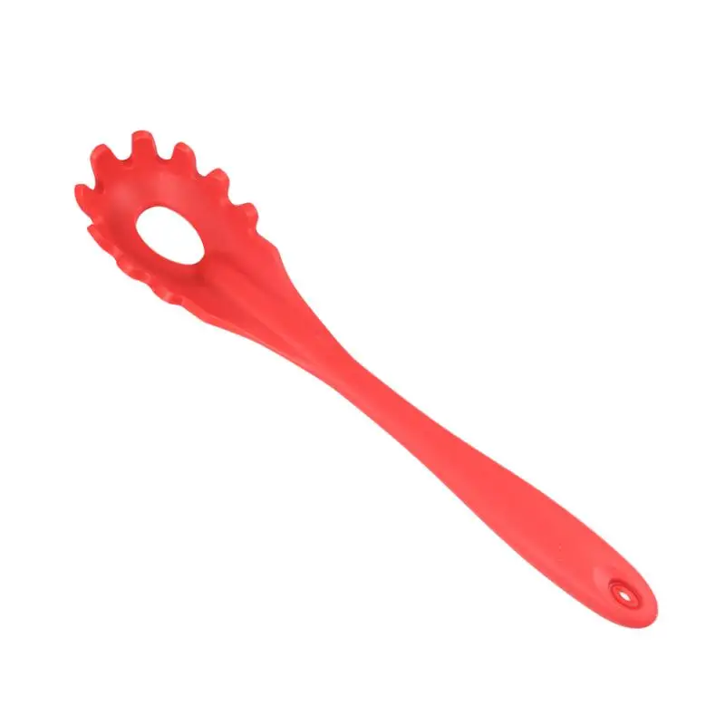 1 шт. домашняя Пищевая силиконовая кухонная ложка для спагетти токарный крем