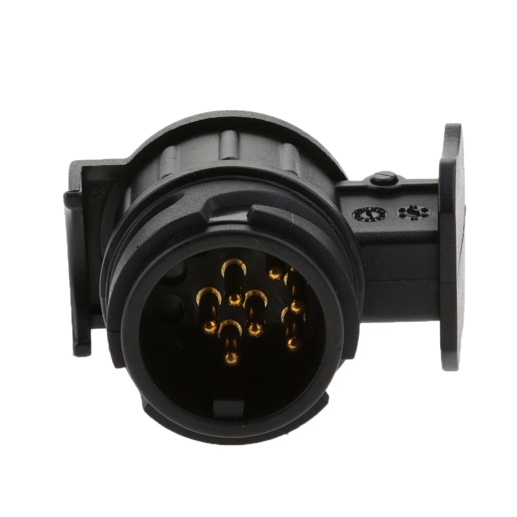 Waterproof Towbar Towing Socket 13 Pin to 7 Pin Trailer Truck Adapter Plug