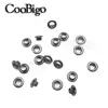 100sets Metal Black Nickel Eyelet with Grommet for Leathercraft DIY Scrapbooking Leathercraft Shoe Belt Tag Clothes Accessories ► Photo 3/6