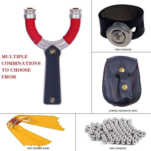 US $4.51 Flat Leather Slingshot Hunting Sports Catapult Accessories High Precision Professional Catapult Out