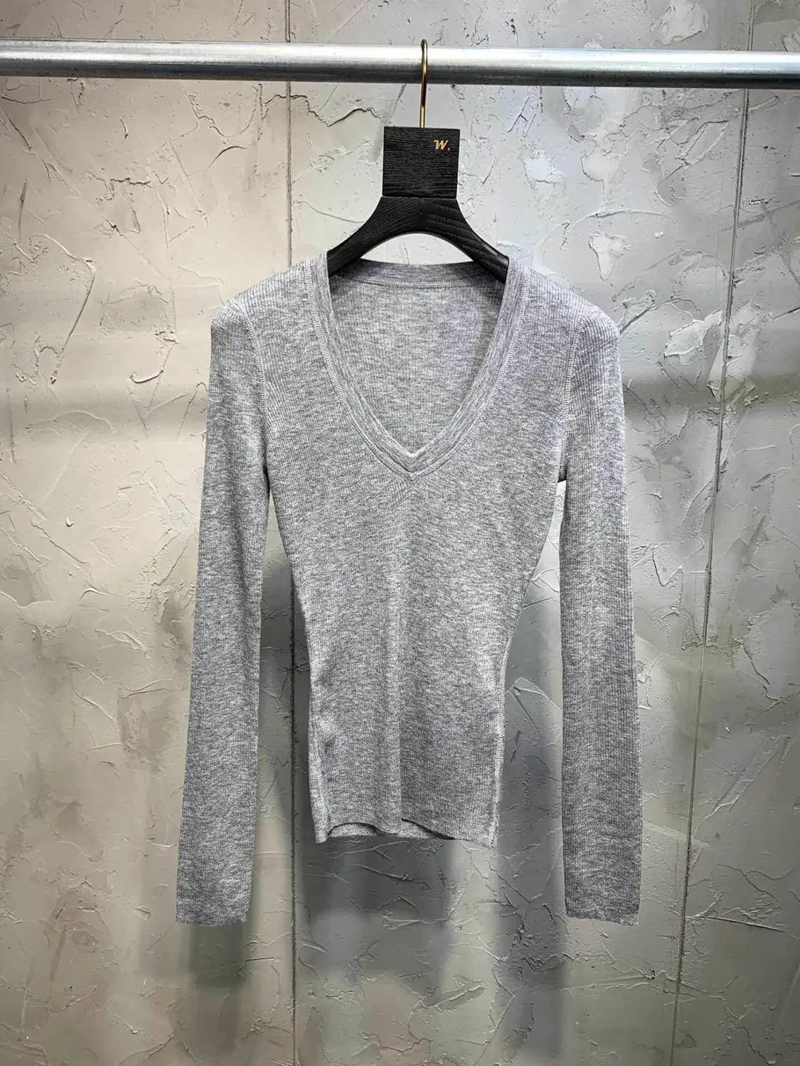 

autumn new women casual wool knitted sweater female bottoming sweater pullover 2 color ddxgz2 8.14