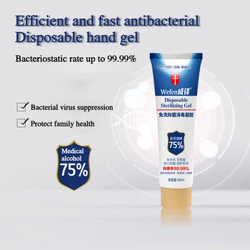 

Anti-Bacteria Hand Sanitizer Gel 100ml No Wash Anti 99.99% Germs Bacteria Moisturizing Mini Hand Sanitizer I