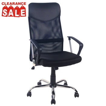 

106-116cm Mesh High Back Executive Adjustable Swivel Office Chair Lumbar Support Black Gaming Computer Desk Chairs