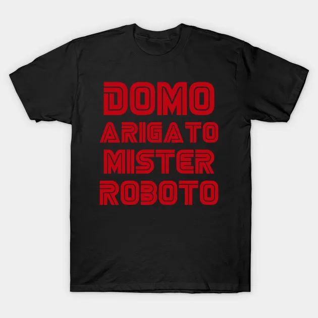 Мужская футболка domo arigato mr roboto(2) Футболка женская мужская | одежда