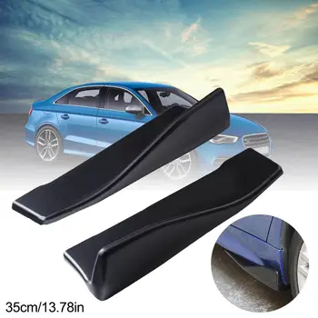

2Pcs/Set Universal Car Rear Bumper Lip Diffuser Splitter Spoiler Scratch Protector Rear Lip Angle Splitter Diffuser Protector