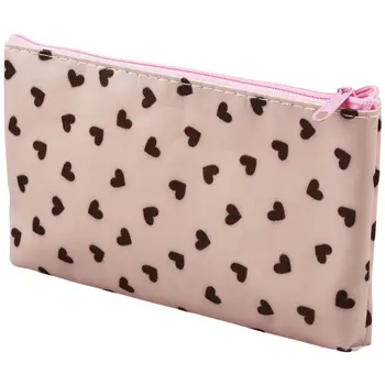 

LJL- Sweet Heart cosmetics Bag Makeup Bag Hard Case Bag - Pink