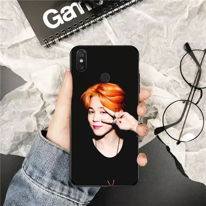 YNDFCNB Park Jimin Kpop Soft Phone Case Cover for Xiaomi Redmi 5 5Plus 6 6A 4X 7 7A 8 8A 9 Note 5 5A 6 7 8 8Pro 8T 9 best phone cases for xiaomi