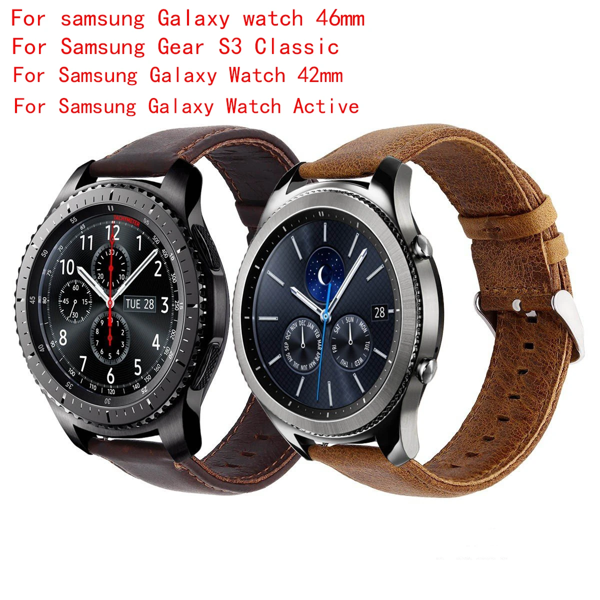 Cinturino Per Samsung Galaxy Watch 46Mm Cinturino Per Gear S3 Frontier 20Mm/22Mm Braccialetto Pazzo Huawei Watch Gt Cinturino Grea S 3 46Mm
